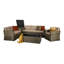 Helfrich 6 Seater Rattan Effect Sofa Set-39038418