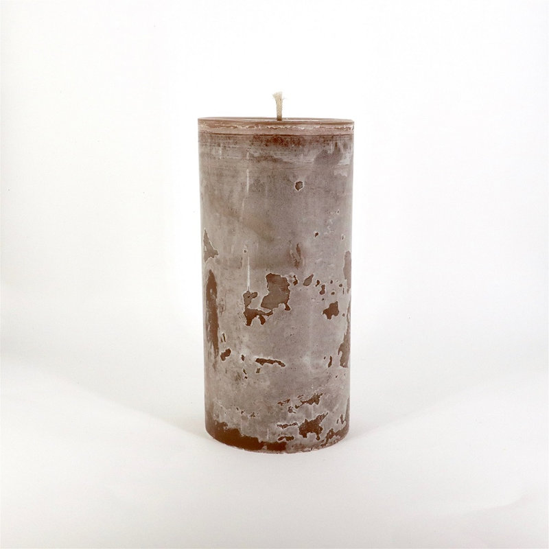 Bougie cylindrique sans parfum, Opaque, H 12,5 po x l 6 po x P 6 po