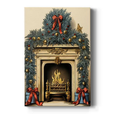 Art des Fêtes de Noël - Toile tendue avec châssis CDLI