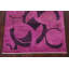 Tapis oriental mauve Gabbeh 5 x 5