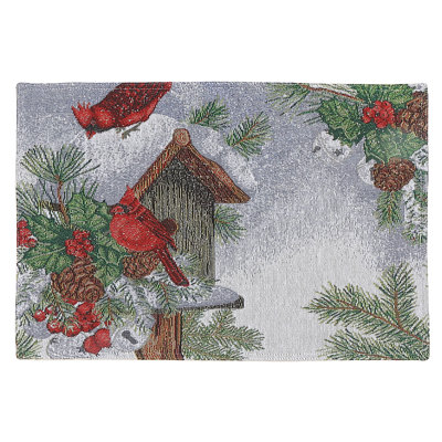 Napperon Tapisserie 13 "x 18" Cardinal
