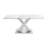 Alto Modern Extendable Square Dining Table with Marble Look Top