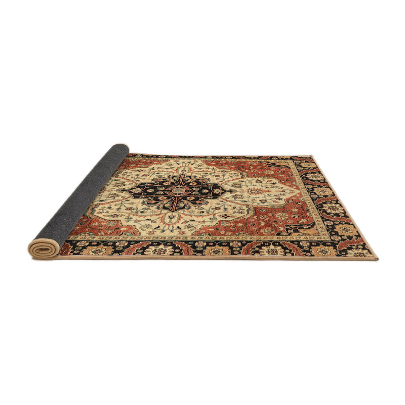 Tapis abstrait moderne 3085, Rond 7 pi