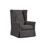 Barclay Butera Upholstery Slipcovered Swivel Wingback Chair