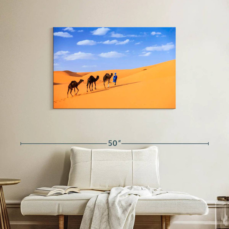 Brampt Traveling Camels, 26" H x 39" W