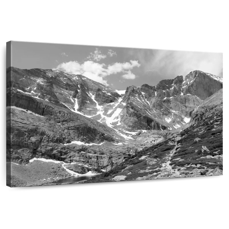 Montagnes Rocheuses d'Alvord - monochrome