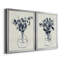 Indigo Floral Vase I - Ensemble de 2 reproductions de cadres photo sur toile-859639733-859639737