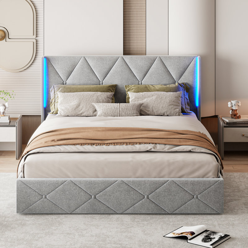 Haynoski Upholstered Ottoman Storage Bed