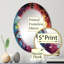 Fiarvayle - Miroir mural Glam ovale-1426553971