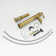 Vessel Sink Faucet Waterfall with Pop Up Drain Without Overflow and Supply Lines Bathroom faucets for Sink 1 Hole One Handle Faucets Vanity Bath Mixer Tap
