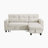 Neroni 79.5" Modern & Contemporary Sectional - Boucle Sectional, Reversible Chaise for Flexible Layout, Integrated Sleeper and Storage-1939346120