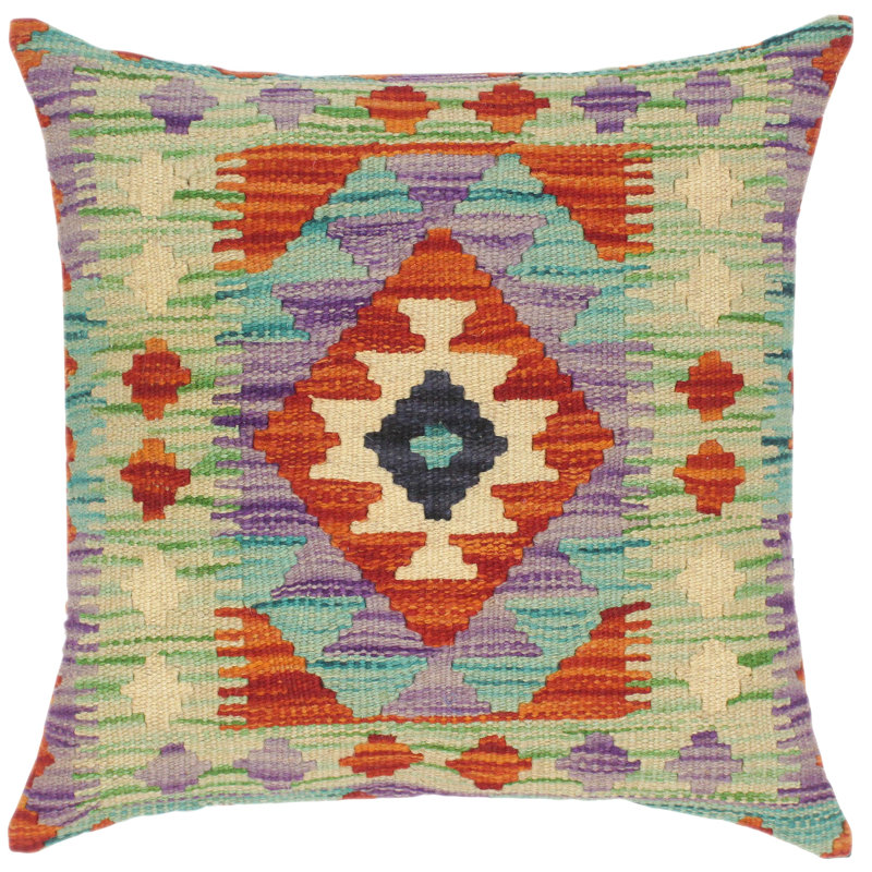 Tribal Kilim Pillows Geometric Throw Pillow