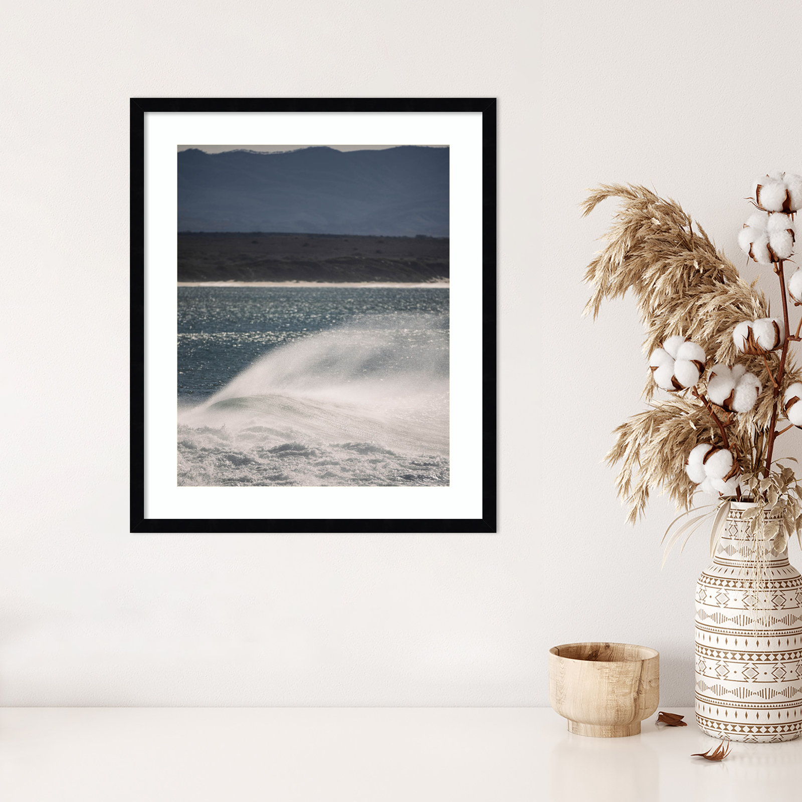 Orlin "Sea Spuit" Print by Shot by Clint, Black, 25" H x 21" W