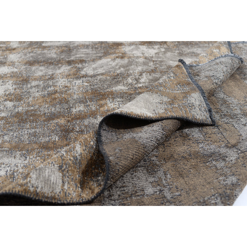 Rapture Brown/Beige/Gray Abstract Luxury Area Rug, Rectangle 7'10" x 11'2"
