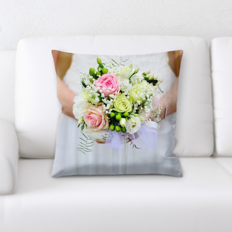 Coussin décoratif bridal bouquet