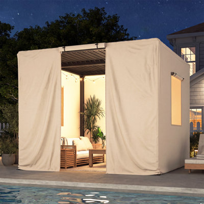 EROMMY Fabric Side Wall for Pergola