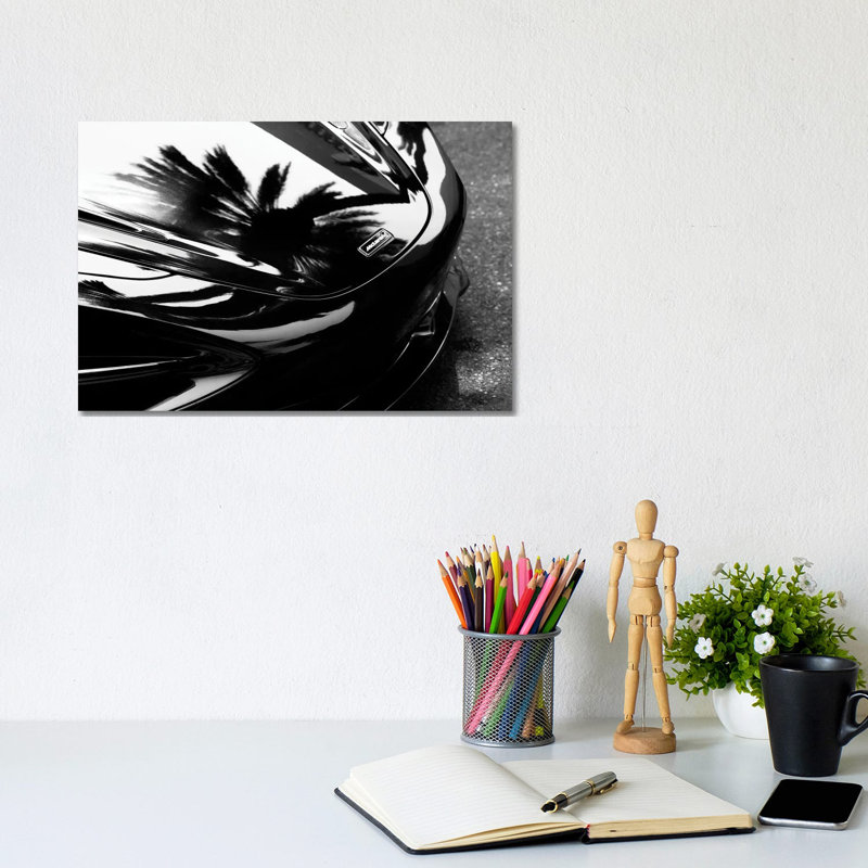 Black California Series - McLaren 1 Piece Wrapped Canvas Wall Art, 20.32 cm H x 30.48 cm W