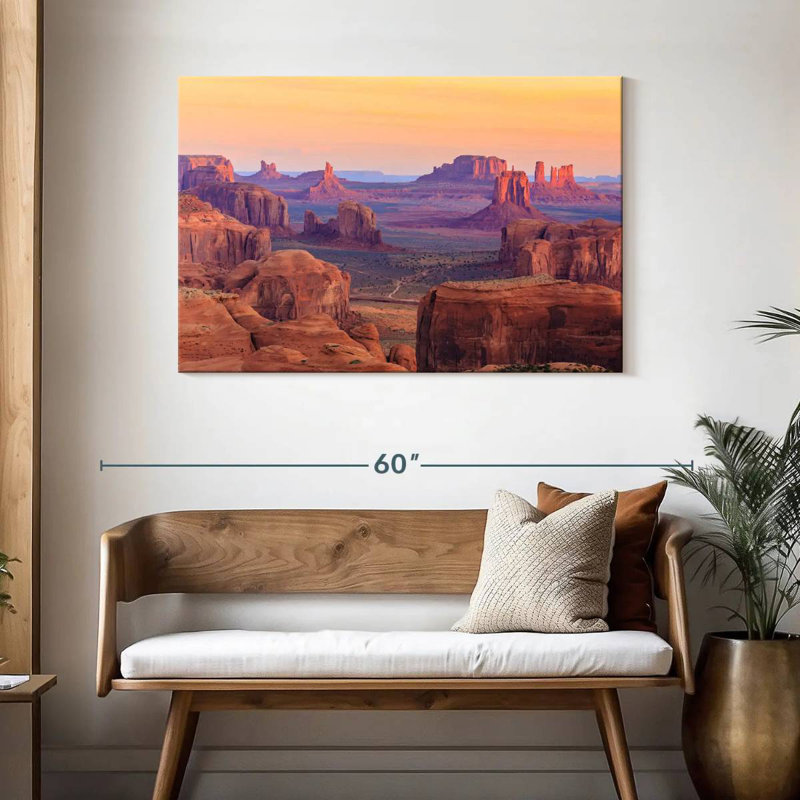 Paysage d'Alvord Monument Valley, H 30 po x l 45 po