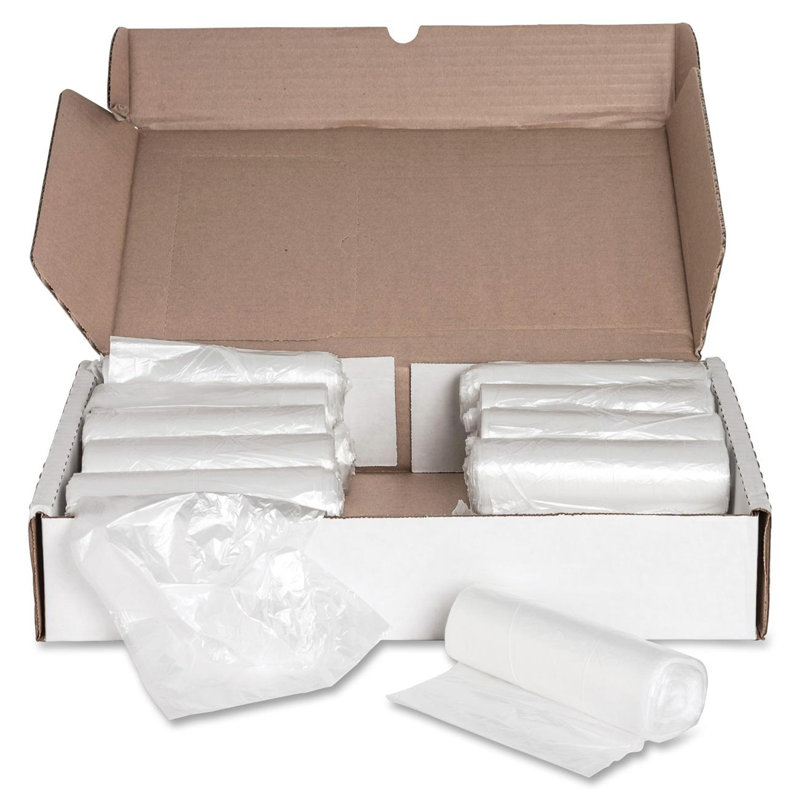 Les sacs de recyclage à haute densité à haute densité peuvent s’aligner, 1000, 40-45 Gal 10mic 40x46 250 par carton