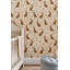 Bunny Wallpaper Vintage Floral Botanical Cream Background-367357371