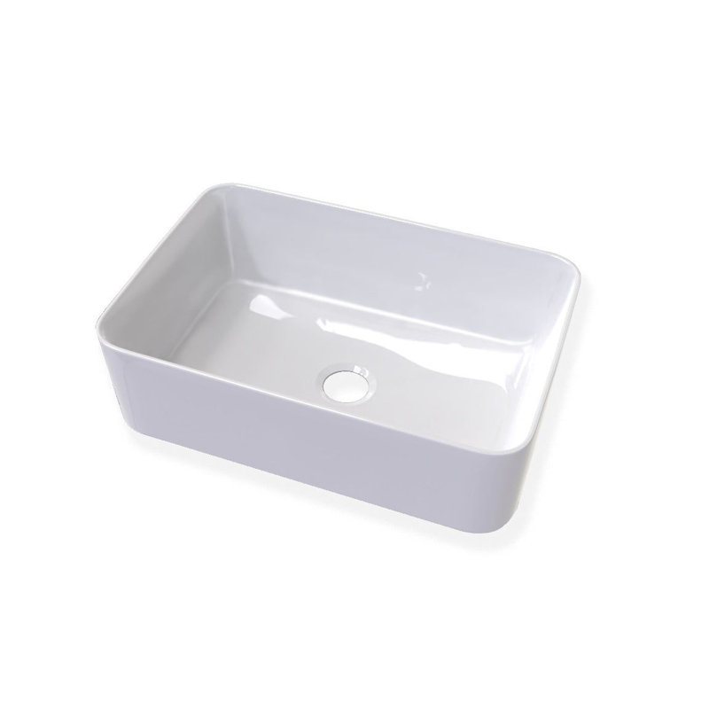 DAX Ceramic Apron Sink - 30 1/8" x 20 - White