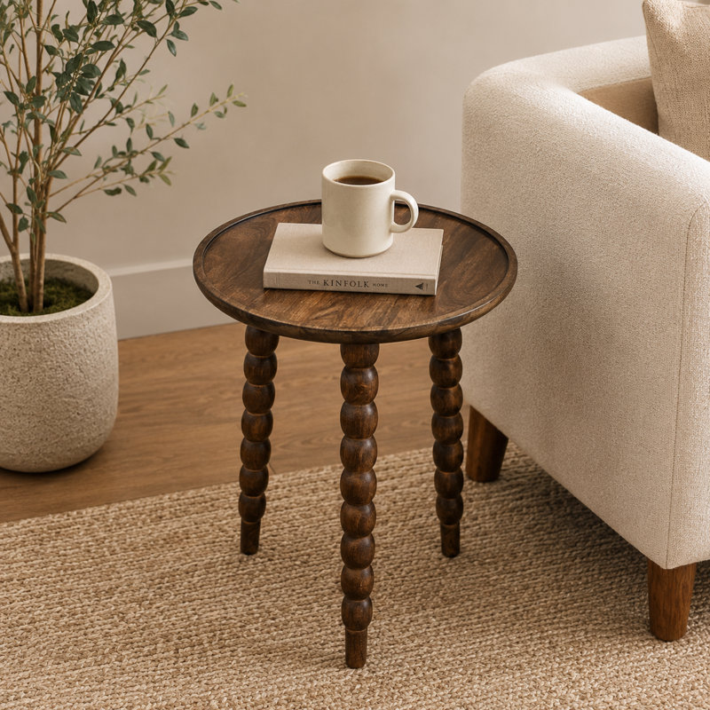 Table d'appoint ronde Mango