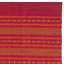 Tapis orange / rouge en coton tissé à plat à la main Bokard-21204827