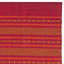 Tapis orange / rouge en coton tissé à plat à la main Bokard-44470595