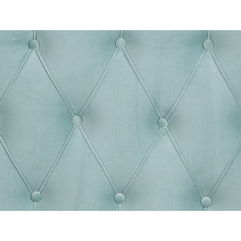 Upholstered Bed, Full, Green
