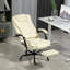 Fauteuil de massage vibrant à 7 points, fauteuil d'ordinateur à haut dossier avec support lombaire