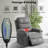 Upholstered Heated Massage Chair-1636870612