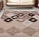 Tapis géométrique caramel Flash