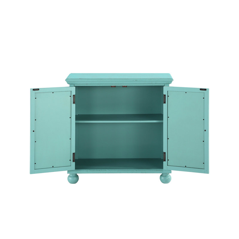 Armoire moderne moderne, en bois, portes miroir, pour le salon principal, Turquoise
