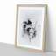 Astronaut in Space in Abstract - Picture Frame Graphic Art Print-55686890-55686891