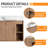 24'' Single Bathroom Vanity With Ceramic Top-1653590593-1653590594