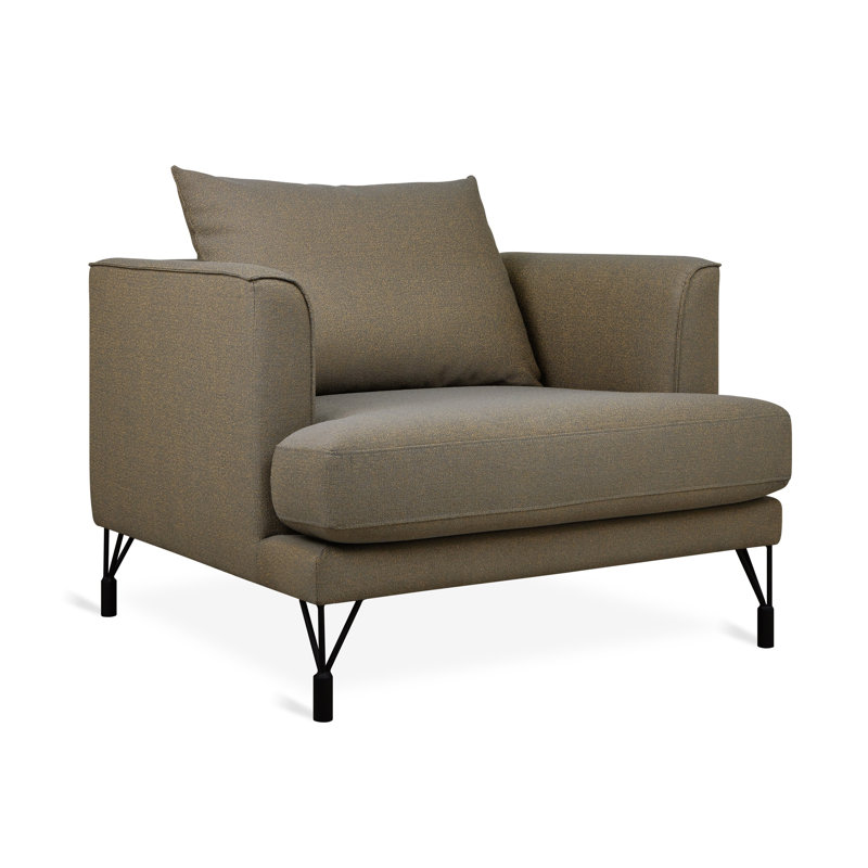 Highline Armchair, Helio Avenue 97% Polyester/ 3% Linen