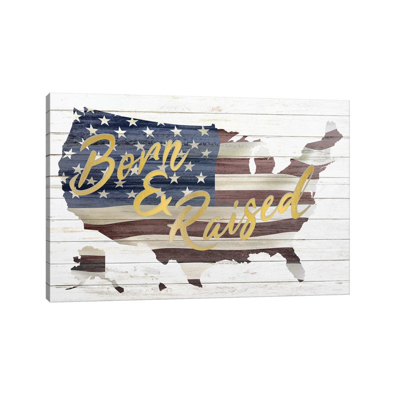 Born And Raised by Kimberly Allen - Wrapped Canvas Gallery-Wrapped Canvas Giclée, 20.32cm H x 30.48cm W