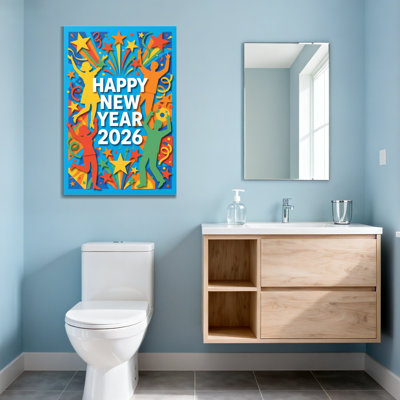 Fashion Happy New Year 2026 Celebration Pattern