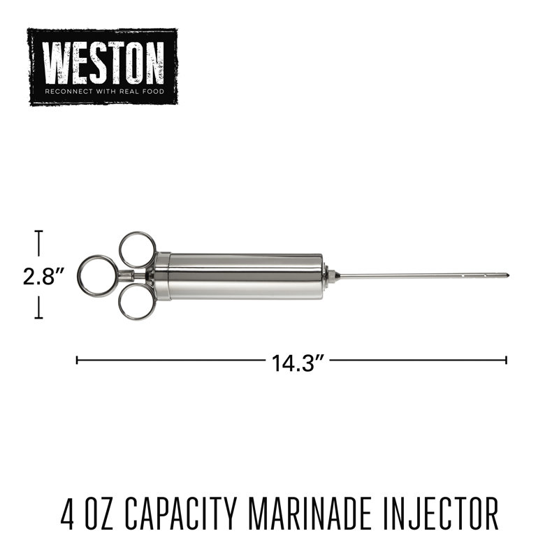 Weston 4 Oz. Capacity Marinade Injector, 4 Ounces