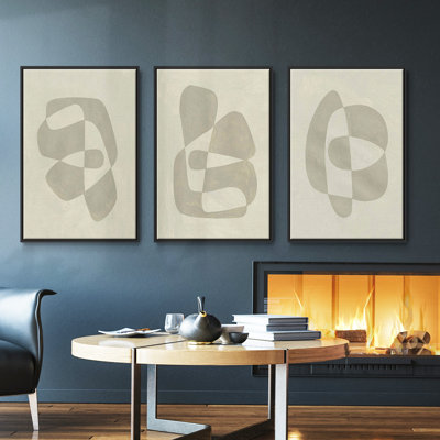 " Soft Shape I " 3 - Pieces