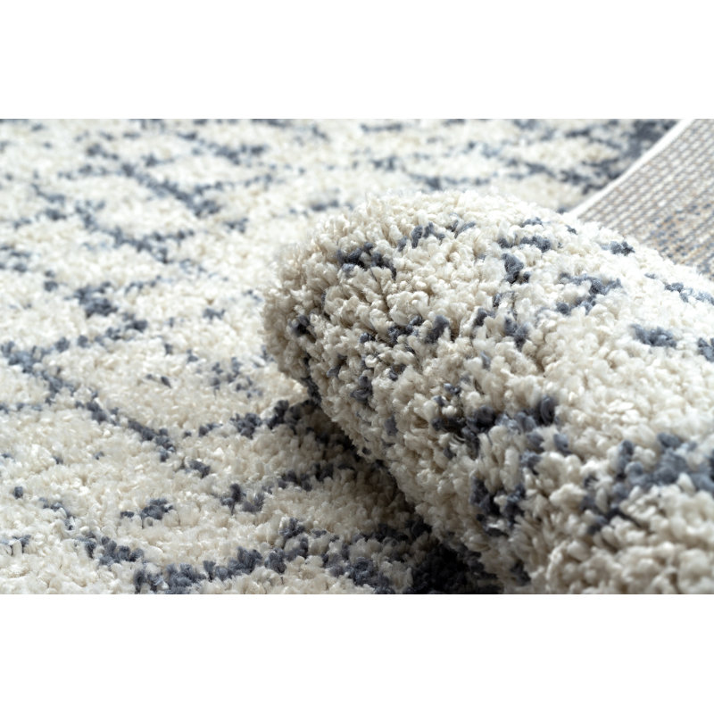Berber Geometric Area Rug, Rectangle 140 x 190cm