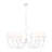 Parra Textured White 8 Light Chandelier-123222990