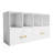 48" W X 25" H Cube Storage Bookcase With 4 Doors Stackable Cubby Storage Organizers