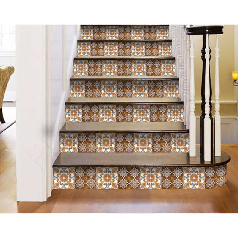 8'' W x 8'' L Vinyl Peel and Stick Mosaic Tile