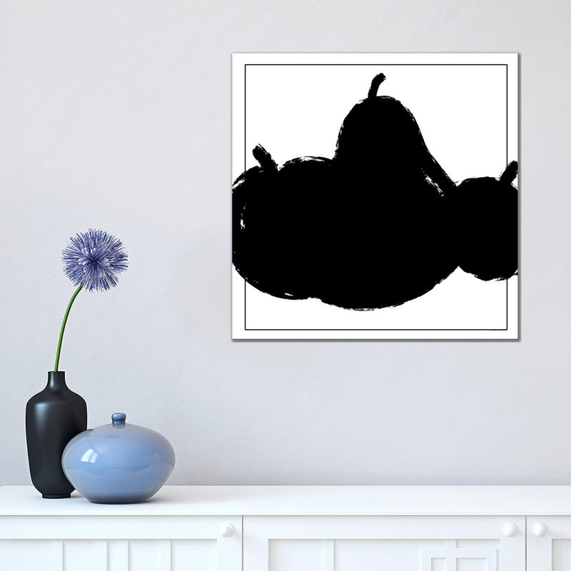Black Fruits by Art Mirano - Wrapped Canvas Painting, 45.72 cm H x 45.72 cm W