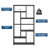 Dabriyon Geometric Bookcase-1666546775