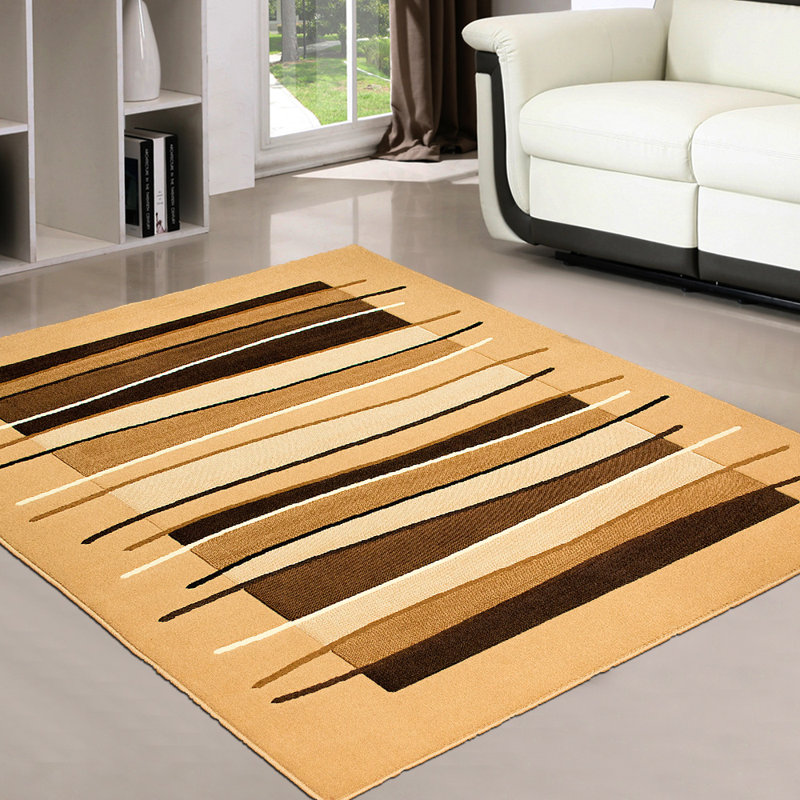 Striped Indoor Rug, 5'2" x 7'2"