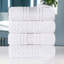 Ensemble de serviettes en coton uni et jacquard Sadie Zero Twist-1248170668-1256114556-1260912888