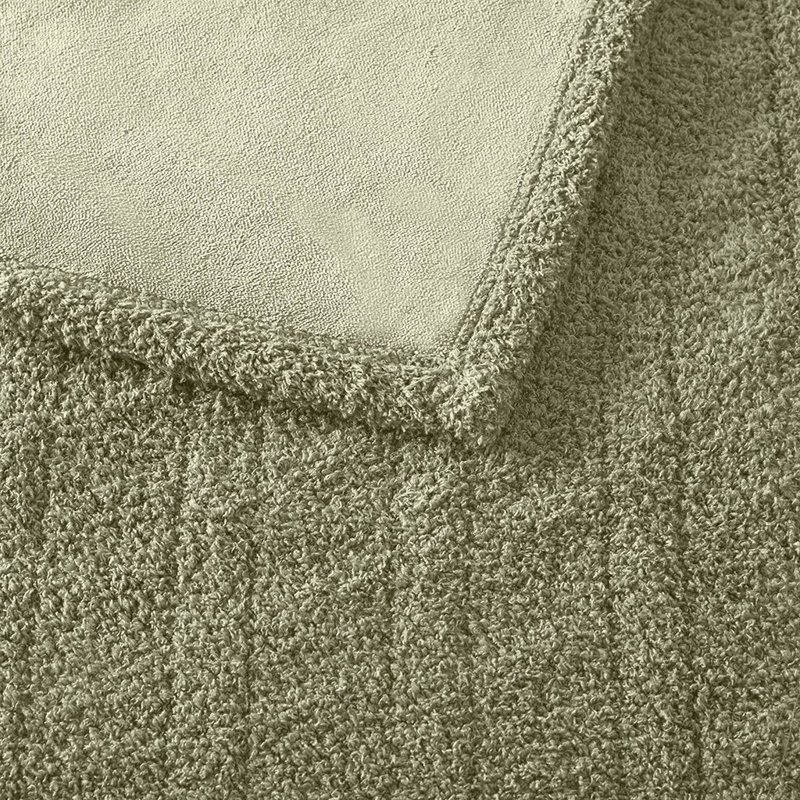 Couverture chauffante Gracie Mills Delfina, Lit double, Sauge