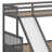 Bunk Bed With Drawers,Storage And Slide-1928365041